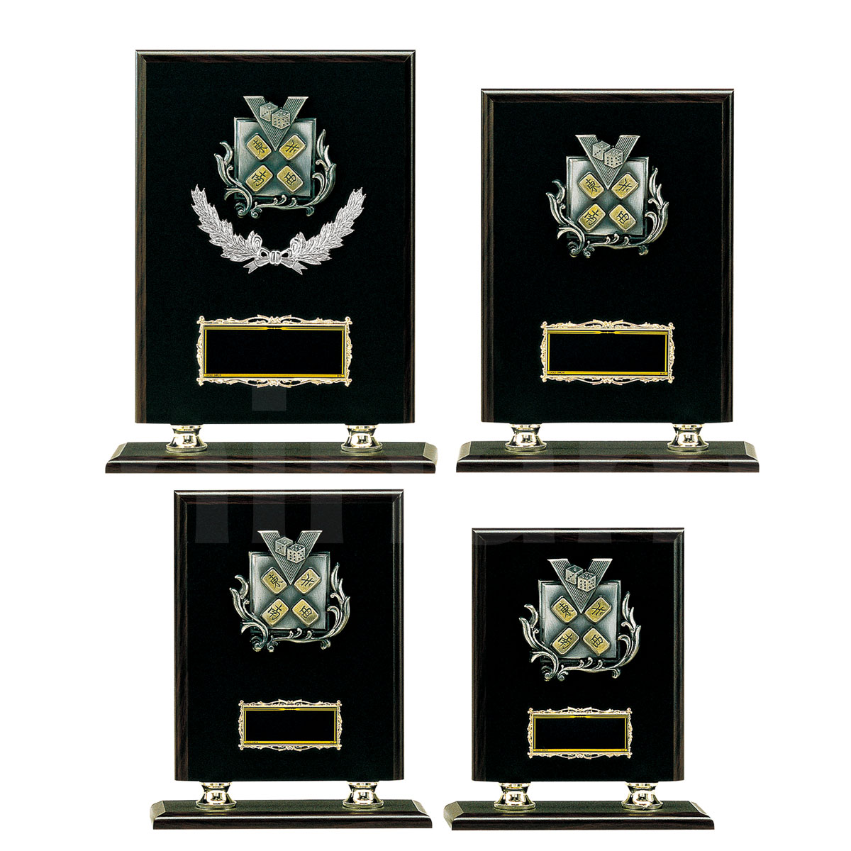 表彰楯 （麻雀） K5138 木製圧縮材 アンチ金属レリーフ 【化粧箱入り】【レーザー彫刻名入れ無料】 盾 南九州トロフィー