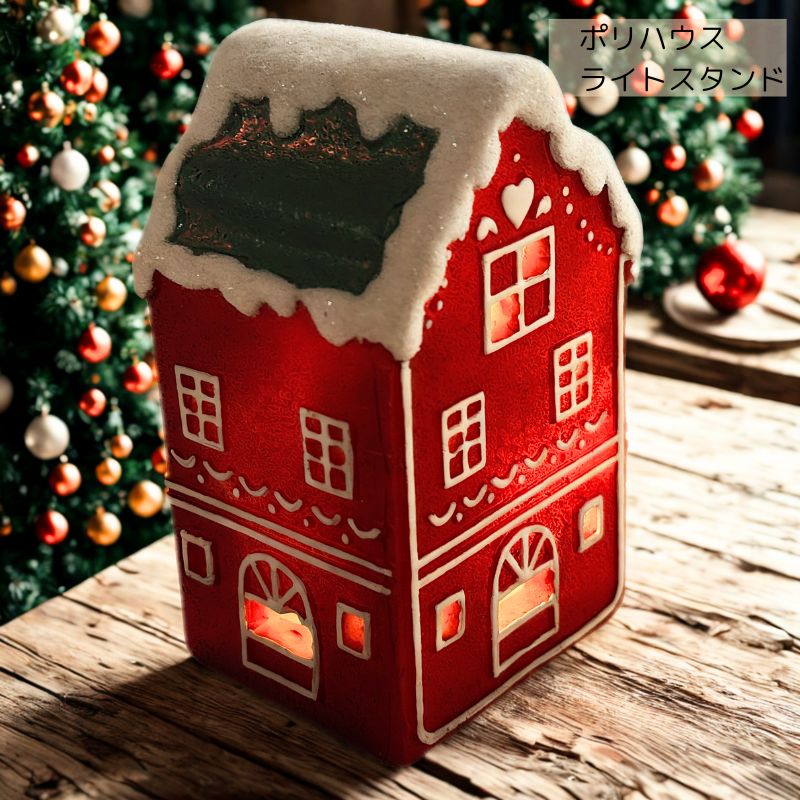 楽天市場】LED ジンジャーブレッドハウス スノーフレークお菓子の家