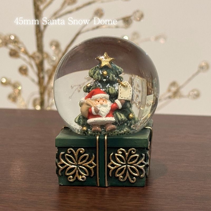 楽天市場】クリスマス サンタ スノードーム｜ガラス玉45mm ポリレジン
