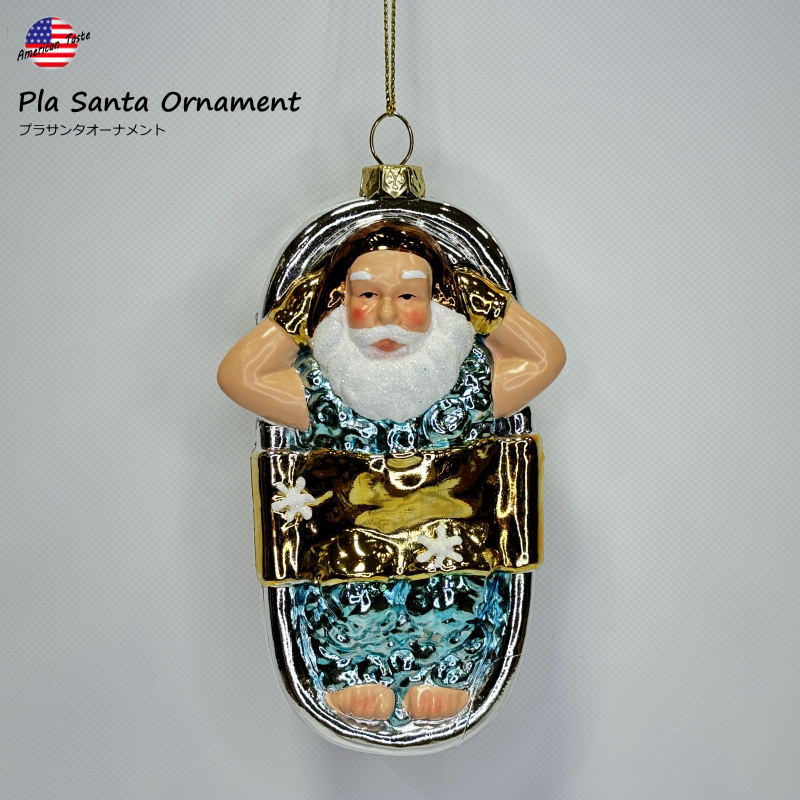 楽天市場】サンタ オーナメント お風呂 IA44914 高さ12cm アメリカン