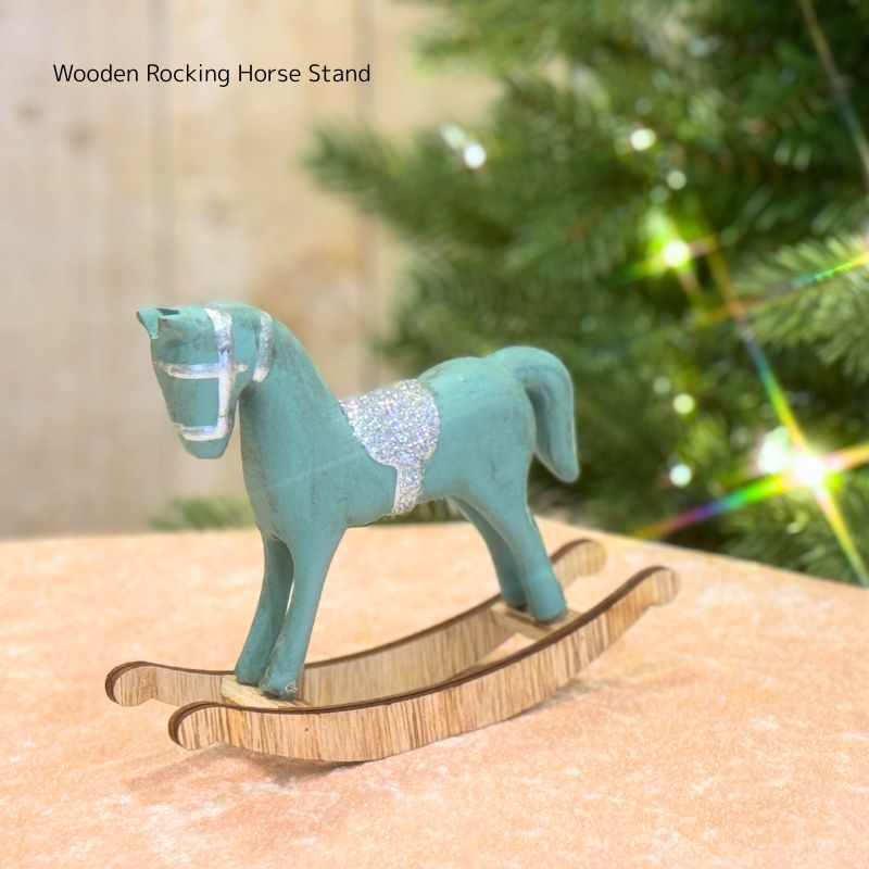 楽天市場】11.5cmウッドロッキングホーススタンド : Color and Seasons