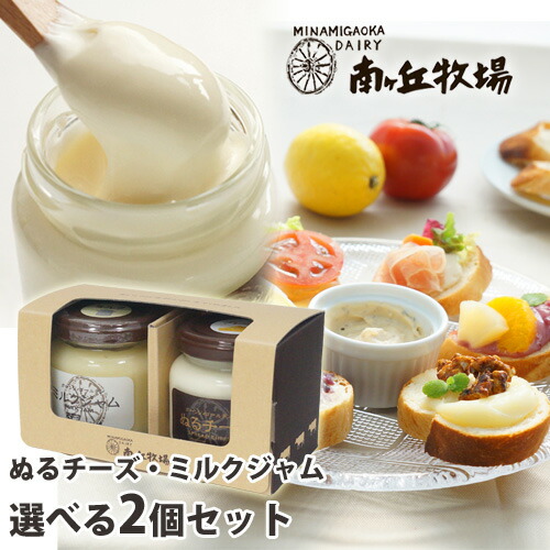 南ヶ丘牧場のミルクジャム ぬるチーズ 2個セット 【送料込】 最初の