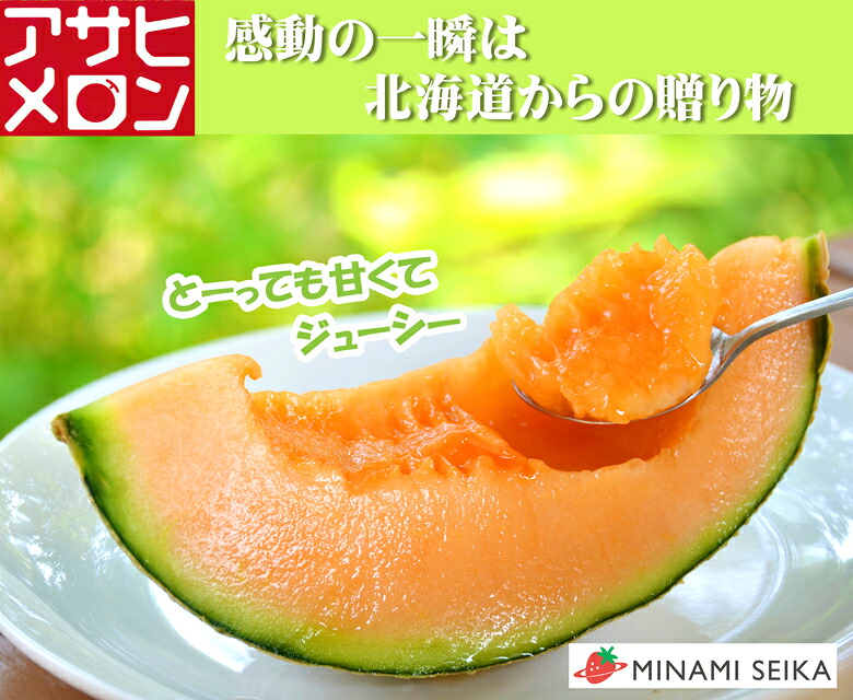 【北海道安平町特産】アサヒメロン5玉【送料無料】｜みなみ青果 10,656円