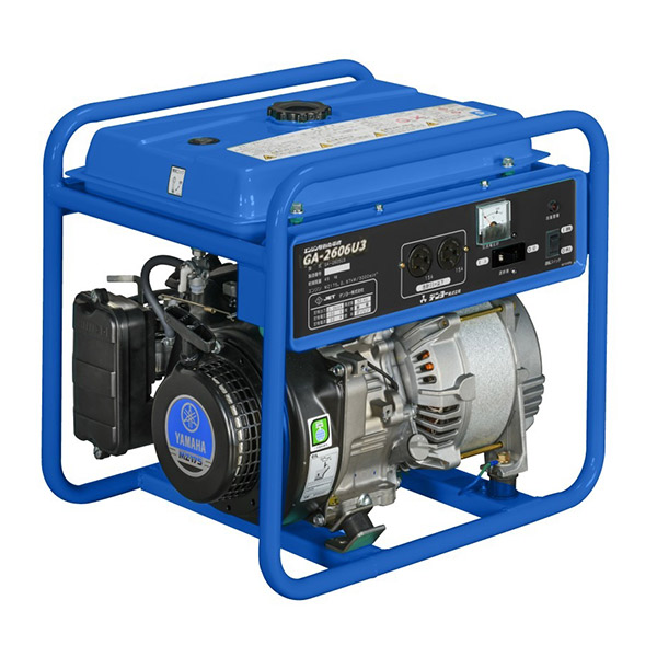 デンヨー 小型発動機発生機 GA-2605U3 / GA-2606U3 (100V/2.6kVA)