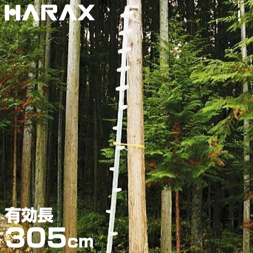 ハラックス 枝打ち掛けはしご ワンダ WR-30 (法的有効性長305糎) [ハシゴ 掛けはしご]