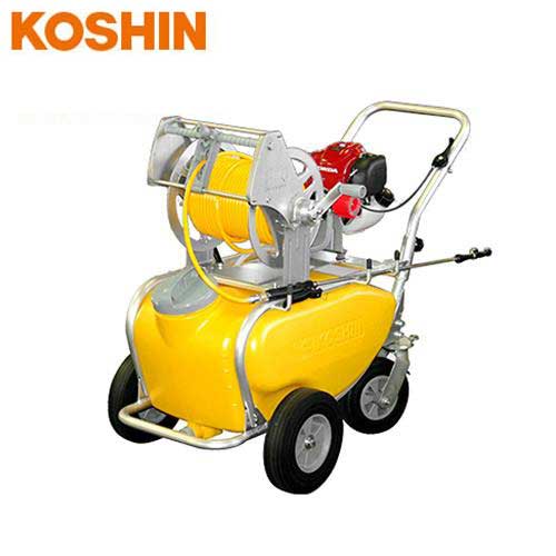 工進 4循環過程発動機動噴 MS-ERH50T (50L貯蔵タンク＋50m吹きつける導管＋導管木管付) [噴霧器 噴霧機]