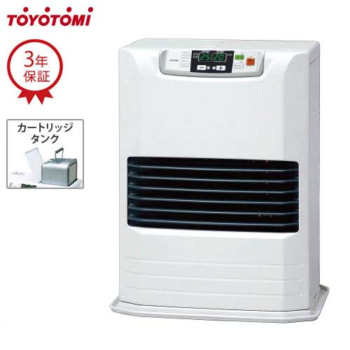 トヨトミ FF式暖房器 FF-3624T(W) (白いこと/標準尺度ひな形/薬莢貯蔵タンク/冷ややかさ地:混凝土15畳) [TOYOTOMI 重油暖房器]