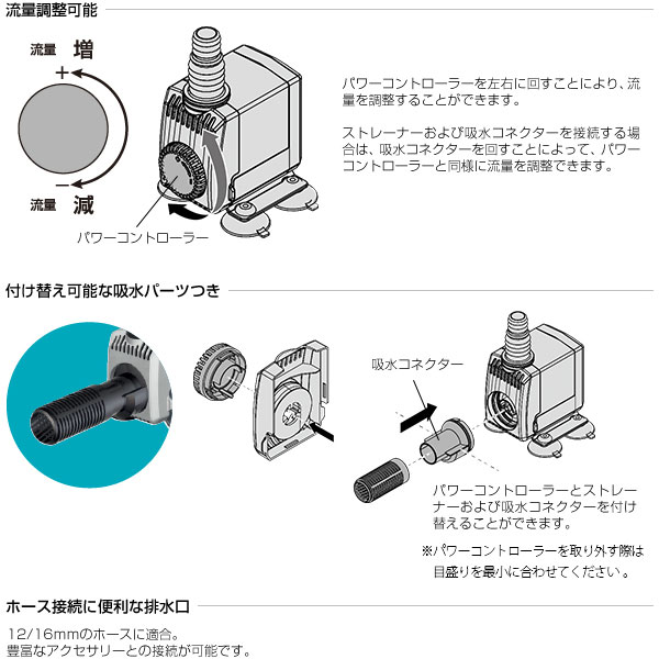 楽天市場 エーハイム 水中ポンプ コンパクトオン300 New 60hz 西日本用 103 流量170 350l H 淡水 海水両用 アクアリウム 観賞魚 ミナト電機工業