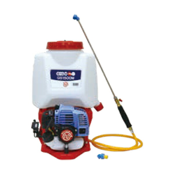 丸山製造所 背負動力噴霧機 GS1500M (中圧0.8MPa静電容量15L) [噴霧器 防除 除草]