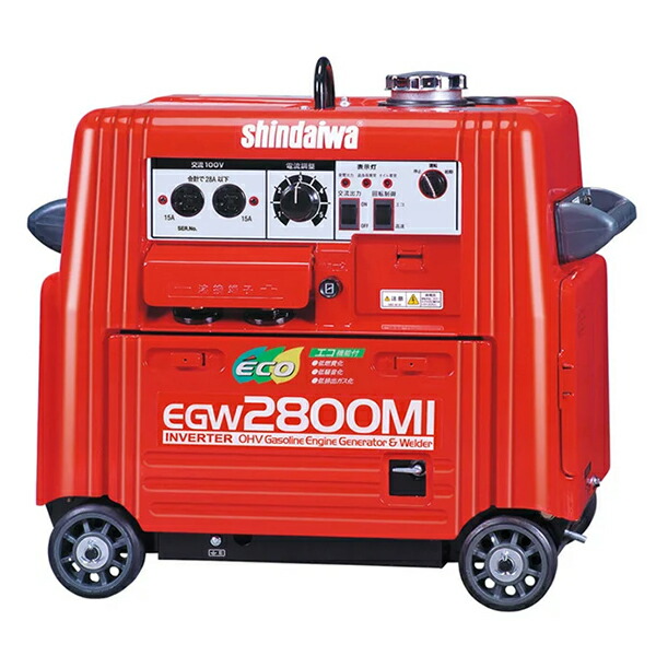 楽天市場】新ダイワ（やまびこ） インバーター発電機 IEG2801M 低騒音 