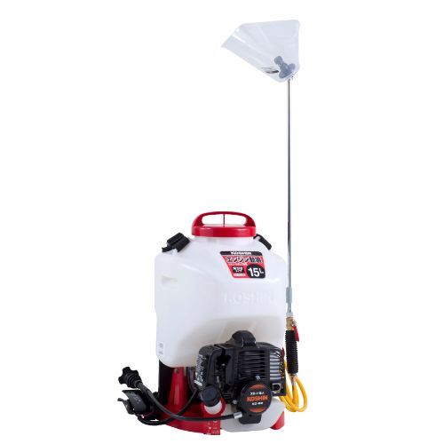 工進 背負い式発動機動噴 15L 2循環過程 カスケード式 背引っ張ること乗り掛かる ES-15CDX [防疫 除草 押し広める 噴霧器 撒く 早め]