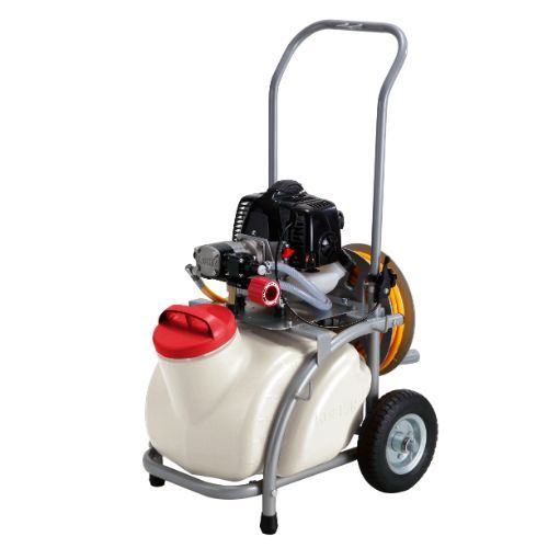 工進 タンクキャリー付き添い人発動機動噴 25L 2循環過程 シングル弁式 ES-25T [防疫 除草 撒き散らす 噴霧器 背負わない 貯蔵タンク動噴] ガーデニング機器-噴霧器-ガーデニング・農業