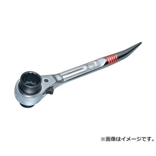 ラチェットレンチ　2本セット 楽天市場】スーパーツール 総磨き シノ付 両口ラチェットレンチ