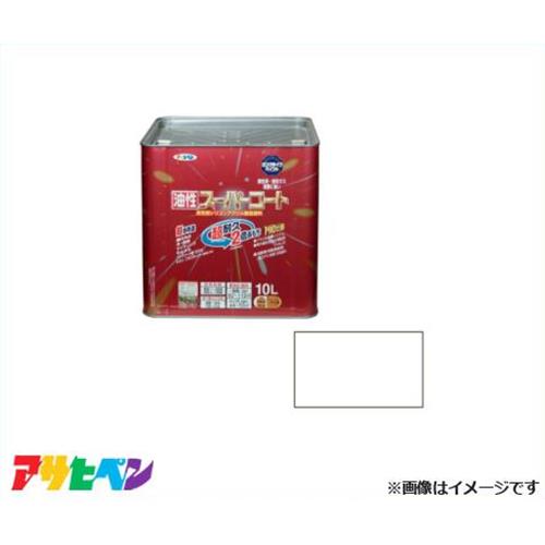 アサヒペン 油性百貨店厚地の外套 10L (白) [棲み家世話をする 油性多役立つこと 超耐久 サビドメ]