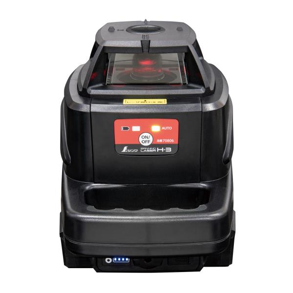 シンワ測定 スピニングレーザー H-3 レッド 70806