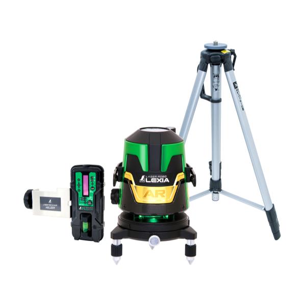 シンワ測定 レーザーロボ LEXIA AR グリーン 01AR 受光器・三脚セット 70870｜ミナトワークス