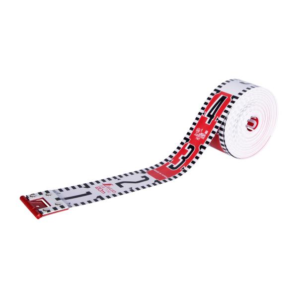 シンワ測定 ロッドテープ ガラス繊維製 クリアパック JIS 20m 巾60mm 77240