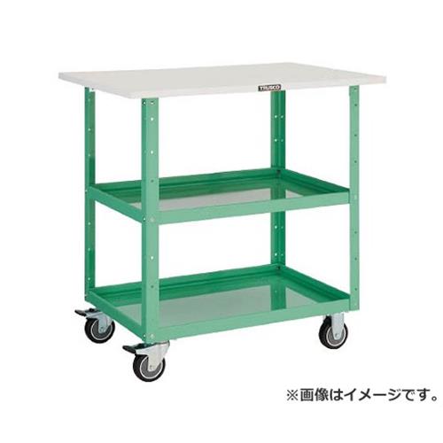 TRUSCO 鷲手押し車 750X500 天板付 ウレタン拷問台 YG色 EGW972TUYG [r20][s9-032]