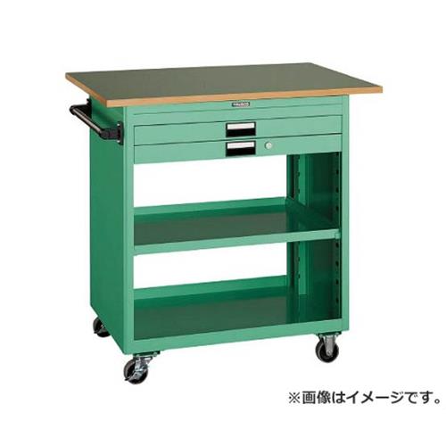 TRUSCO 物の具手押し車 750X500 浅1深1抽き出し 天板付 YG NTS720TYG [r21][s9-833]