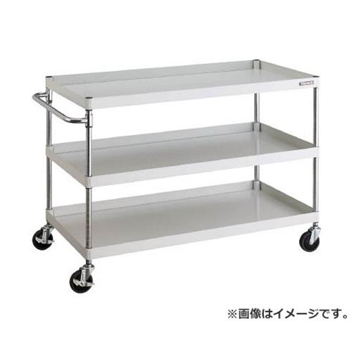 TRUSCO アリゾナ州の州都手押し車 1200X600XH880 3段 YG色 PEW9123YG [r20][s9-032] ワゴン・ラック-研究・実験用品