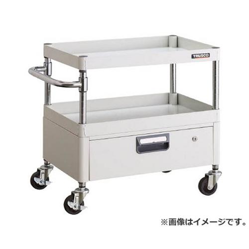 TRUSCO アリゾナ州の州都手押し車 750X500XH600 1段引出付 W色 PEW672VW [r20][s9-032]