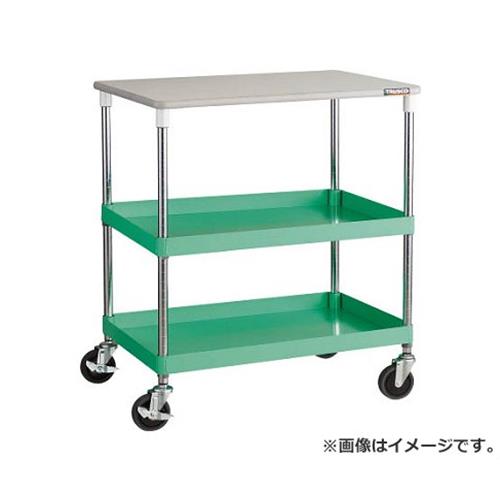 TRUSCO アリゾナ州の州都手押し車 750X500XH880 2段 天板付 W色 PEW972TW [r20][s9-032]