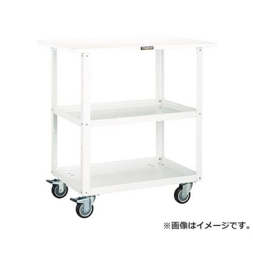 TRUSCO 鷲手押し車 750X500 天板付 ウレタン4輪自在 YG色 EGW772TUJYG [r20][s9-032]