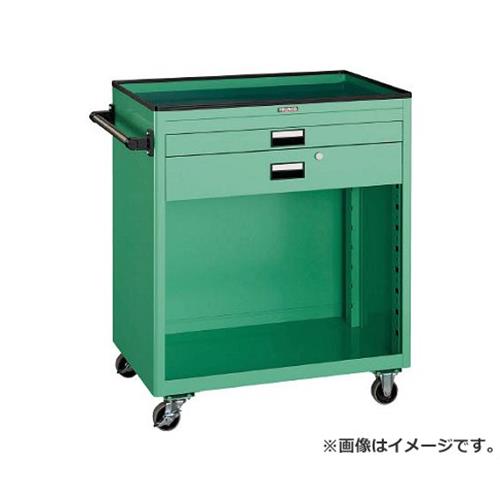 TRUSCO ツールワゴン 750X500 浅1深1引出 幕板付 W NTS711PW [r21][s9-833]｜ミナトワークス