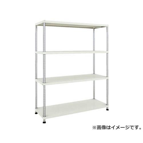 TRUSCO フェニックスラック 1200X450 4段 W色 PER5444W [r21][s9-032]｜ミナトワークス
