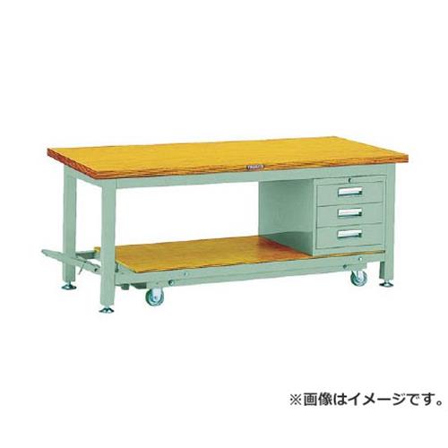 TRUSCO TWC型御役目台 1800X750XH740 3段引出付 TWC1800D3 [r21][s9-039]