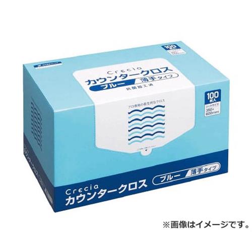 クレシア カウンタ差し交わす 薄っぺら手合い 青色 65433 600枚入 [r20][s9-030]