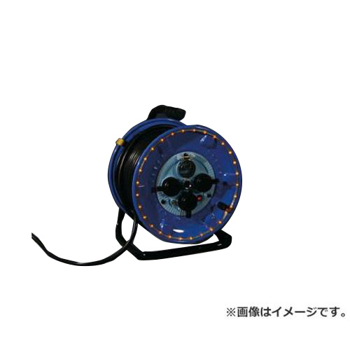 日動 防雨型電工ドラム LEDラインドラム 赤 NPWLEK33R [r20][s9-031]