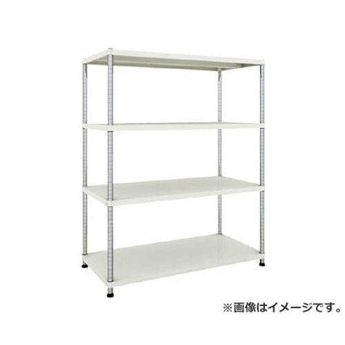 TRUSCO フェニックスラック 1200X600 4段 W色 PER5464W [r21][s9-032]｜ミナトワークス