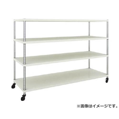 TRUSCO アリゾナ州の州都仕合わせ 1800X600 4段 U拷問台付 W色 PER4664U125W [r21][s9-833] 収納・保管-その他-研究・実験用品