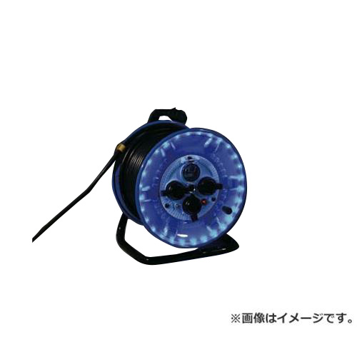 日動 日動 防雨型電工ドラム LEDラインドラム 緑 NPWLEB33G [r20][s9-031]
