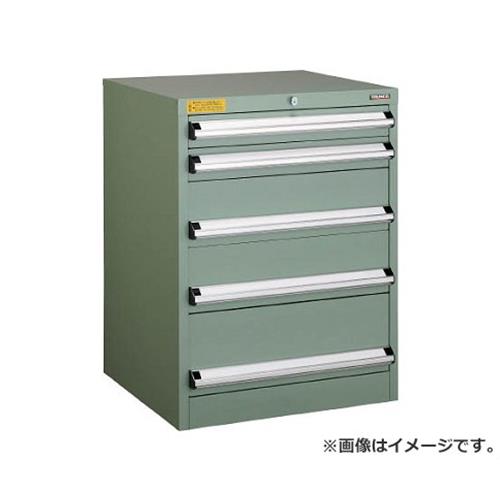 TRUSCO VE6S型収納家具 600X550XH800 抽き出し5段 VE6S807 [VE6S-807][r22][s9-039]