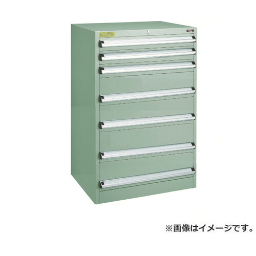 TRUSCO VE7S型収納家具 700X550XH1000 抽き出し7段 VE7S1008 [VE7S-1008][r22][s9-039]