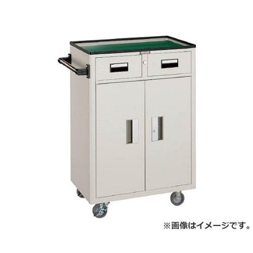 TRUSCO ツールワゴン 600X400XH880 引出・扉付 W NTS503NW [r20][s9-032]｜ミナトワークス