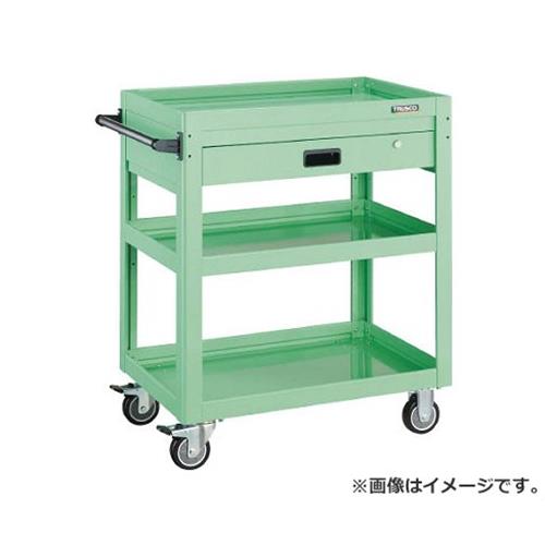 TRUSCO ツールワゴン ドルフィン 750X500 1段引出 ウレタン W DLWS973VUW [r20][s9-833]｜ミナトワークス