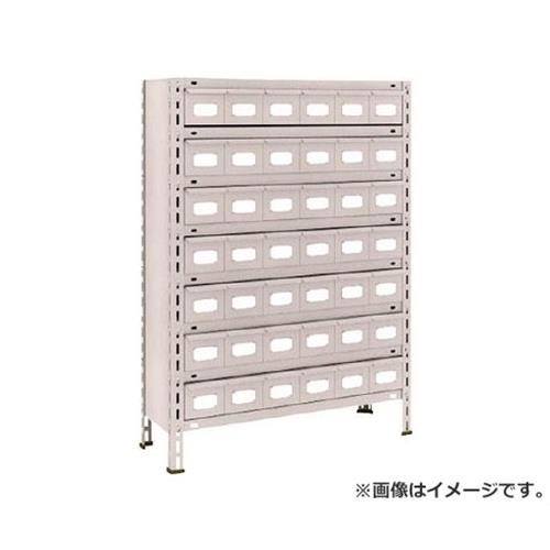 TRUSCO 軽さ棚 875X300XH1200 スチール写真引き出し 小X42 43V808A7 (NG) [r21][s9-833]