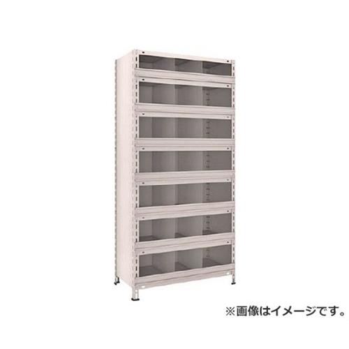 TRUSCO 軽量棚 縦仕切前当付 W875XD450XH1800 3列7段 63X58 (NG) [r21][s9-032]｜ミナトワークス