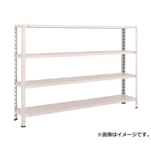 TRUSCO 軽量棚 中棚ボルトレス型 W1800XD300XH1200 4段 L46V14 (NG) [r20][s9-831]｜ミナトワークス
