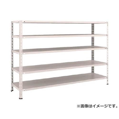 TRUSCO 軽量棚 中棚ボルトレス型 W1800XD450XH1200 5段 L46X15 (NG) [r20][s9-031]｜ミナトワークス