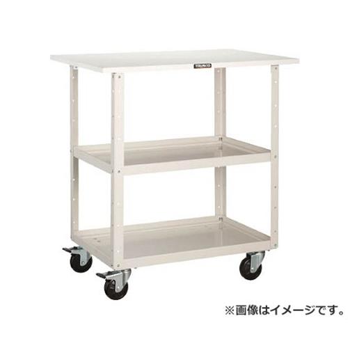TRUSCO イーグルワゴン 750X500 天板付 4輪自在 W色 EGW972TJW [r21][s9-032]｜ミナトワークス
