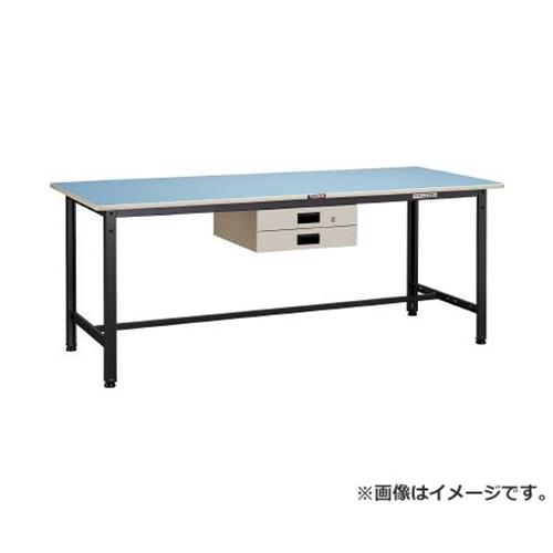 TRUSCO BE型軽量作業台 1800X900 薄型2段引出付 BE1890UDK2 [r21][s9-032]｜ミナトワークス