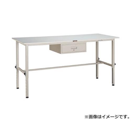 TRUSCO RAEM型高さ調整作業台 1800X900 1段引出付 W色 RAEM1809F1W [r21][s9-033]