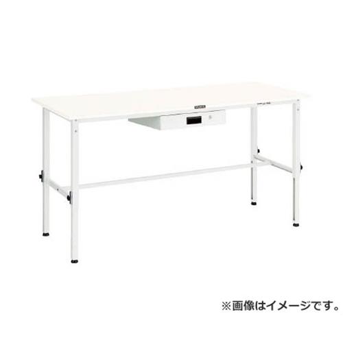 TRUSCO SAEM型高さ調整作業台 900X600 薄型1段引出付 W色 SAEM0960UDK1W [r21][s9-032]｜ミナトワークス