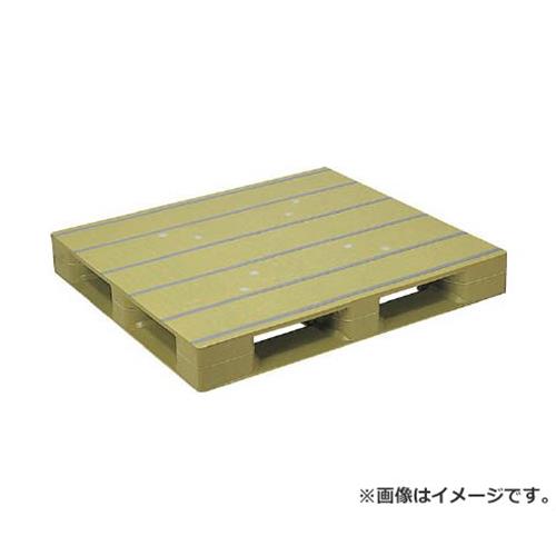 NPC プラスチックパレットZFD-1211E 片面四方差し ライトグリーン ZFD1211ELG [r20][s9-031]｜ミナトワークス