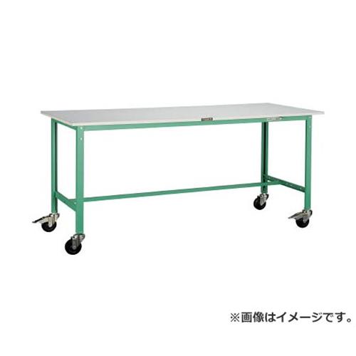 TRUSCO RAE型御役目台 1800X7450XH740 100Φキャスター付 RAE1800C100DG [r21][s9-039]