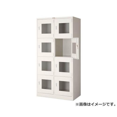 TRUSCO 多人数ロッカー8人用 窓付 WSV8MA [r21][s9-033]｜ミナトワークス